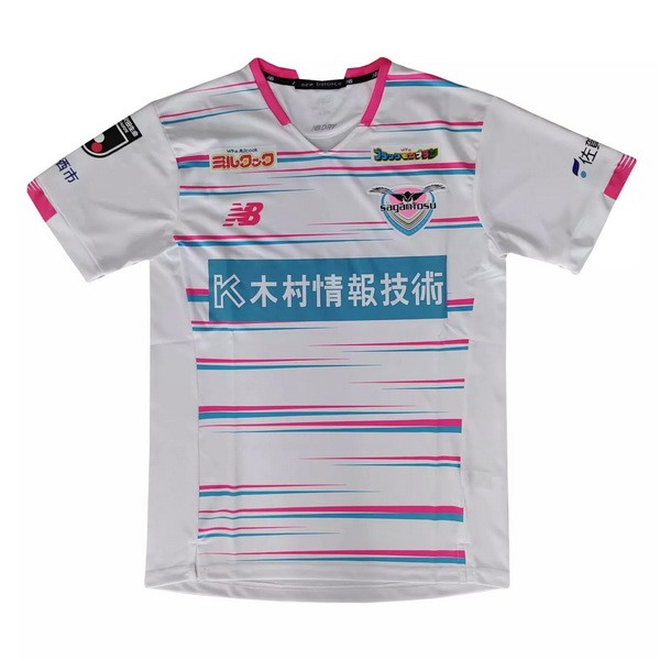 Auswärtstrikot Thailand Sagan Tosu 2021-2022 Weiß Günstige Fußballtrikots